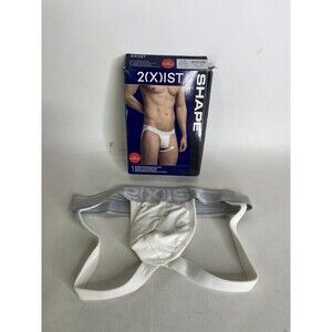 2XIST Shapewear Shape Lift Jock Strap Underwear White 2016 Mens Size S